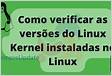 Como verificar as versões do Linux Kernel instaladas no Linu